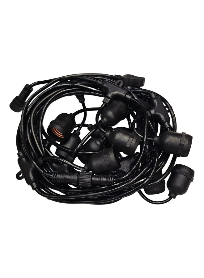 عقد كهرباء للاضاة والزينة بدون لمبات طول 10 متر ويمكن تركيب 10 لمبات فيه ويمكن توصيله بعقد اخر لزيادة الطول - Image 1